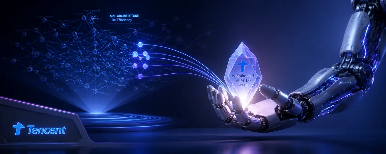 Hy-Embodied-VLM-1.0 от Tencent: ИИ для роботов стал в 10 раз легче
