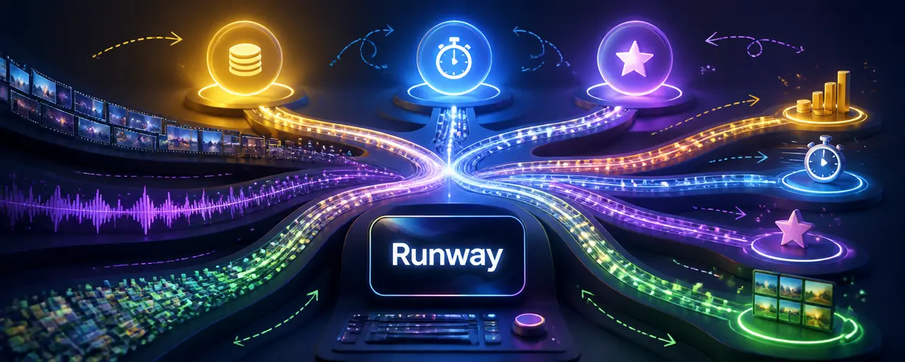 Runway Model Router: ИИ сам подберёт модель для видео, фото, аудио — по скорости, цене или качеству