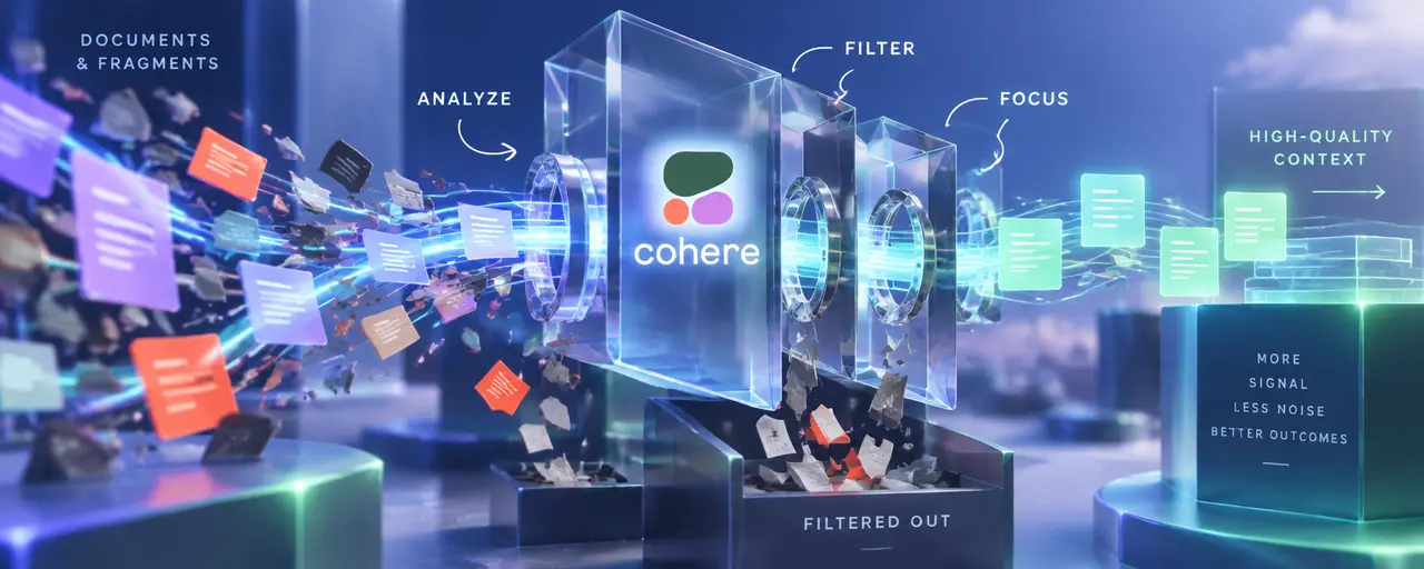 Rerank 5 от Cohere: фильтрует контекст для LLM — и экономит токены