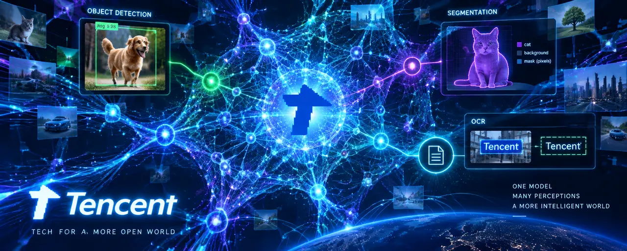 Tencent WeVisOne-VL: Единое зрение от объектов до пикселей — теперь в Open Source