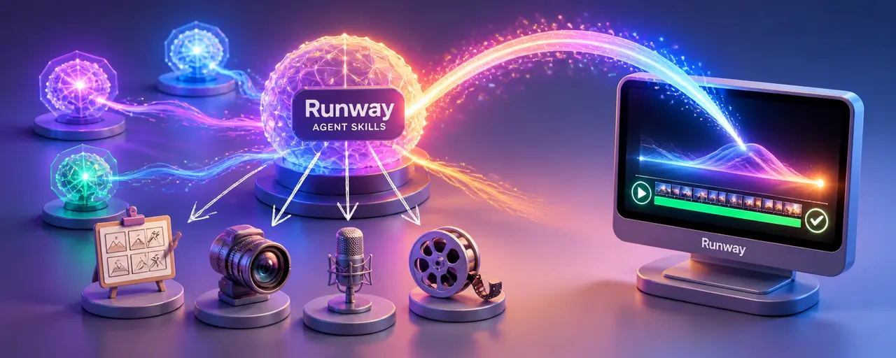 Runway Agent Skills: видеореклама под ключ по одной команде